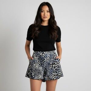 Leopard Print Women's Shorts